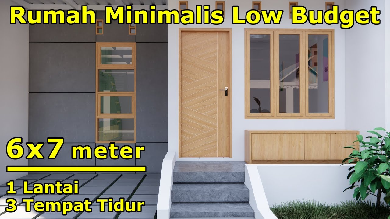 Rumah Minimalis Low Budget | Cocok Untuk Keluarga Baru