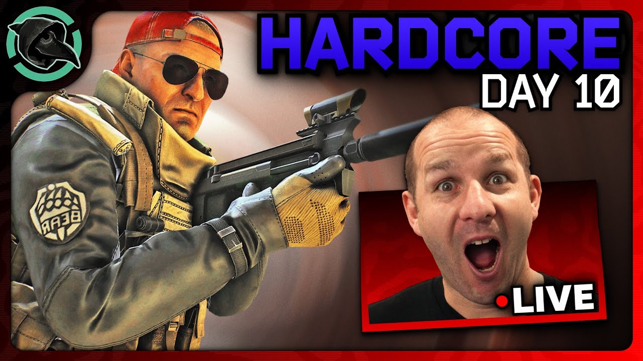 HARDCORE DAY 10 LIVE FILMING - Escape From Tarkov