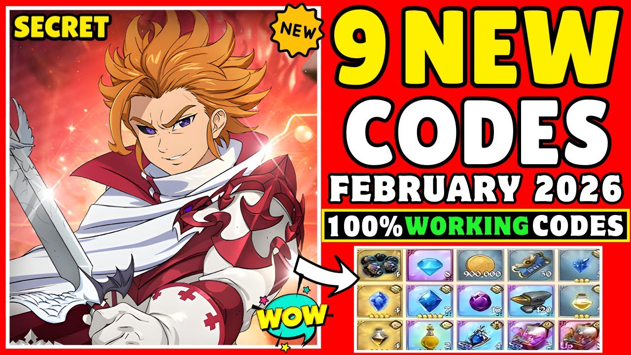 💥February Codes💥7DS Grand Cross Codes | Seven Deadly Sins:Grand Cross Coupon Code 2026 | 7DS Code