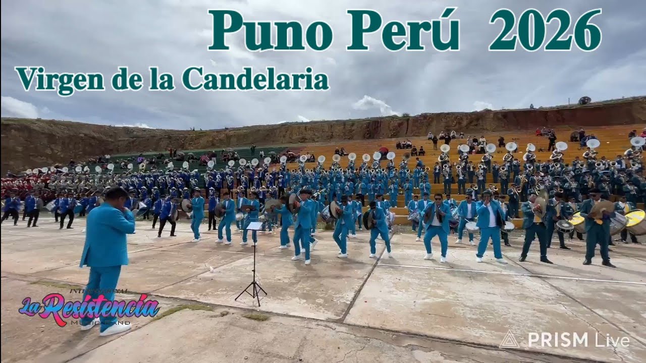 Festividad de la Virgen de la Candelaria el Conjunto AFOVIC PUNO PERÚ  ensayos de AFOVIC PUNO 2026