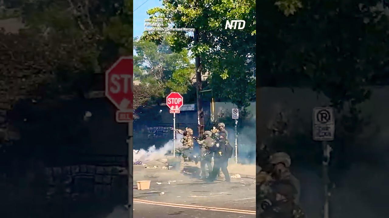 Tense Standoff Outside ICE Building in Portland Declared Riot