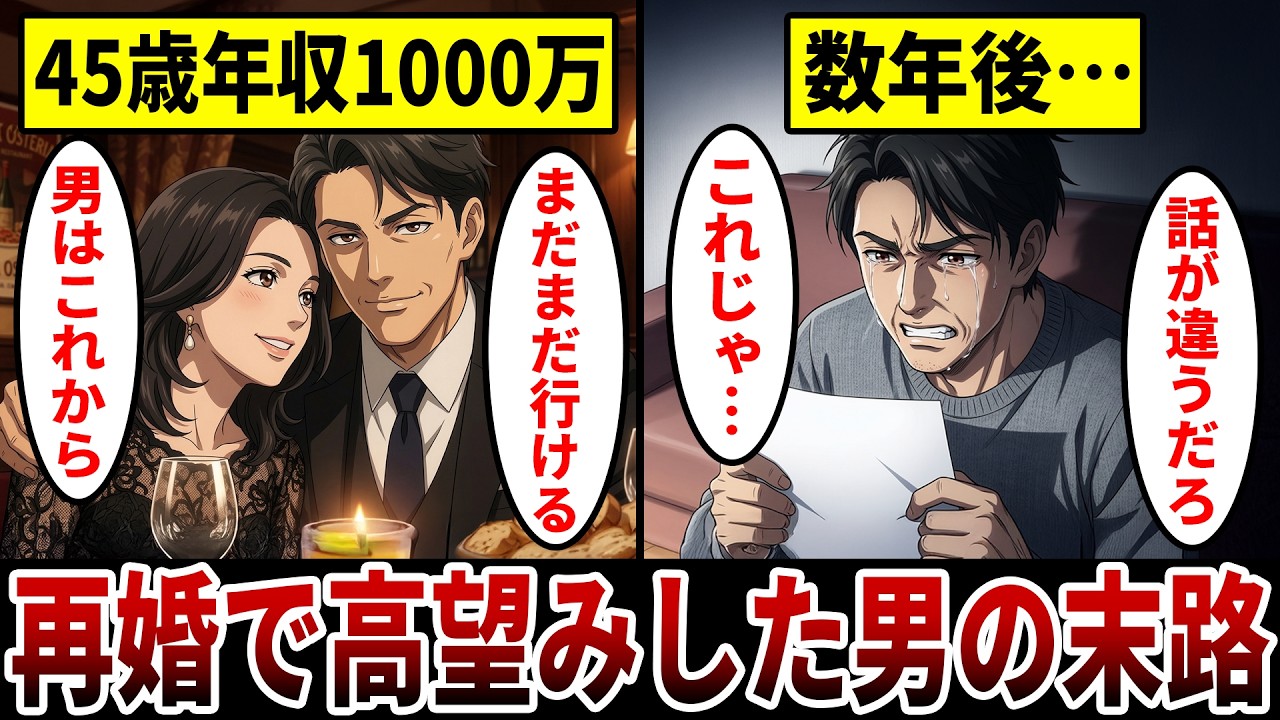 【漫画】整形に500万円かけた元丸の内OLと再婚した男の末路「綺麗な妻を手に入れたはずだった…」再婚で高望みした男の自業自得な現実。