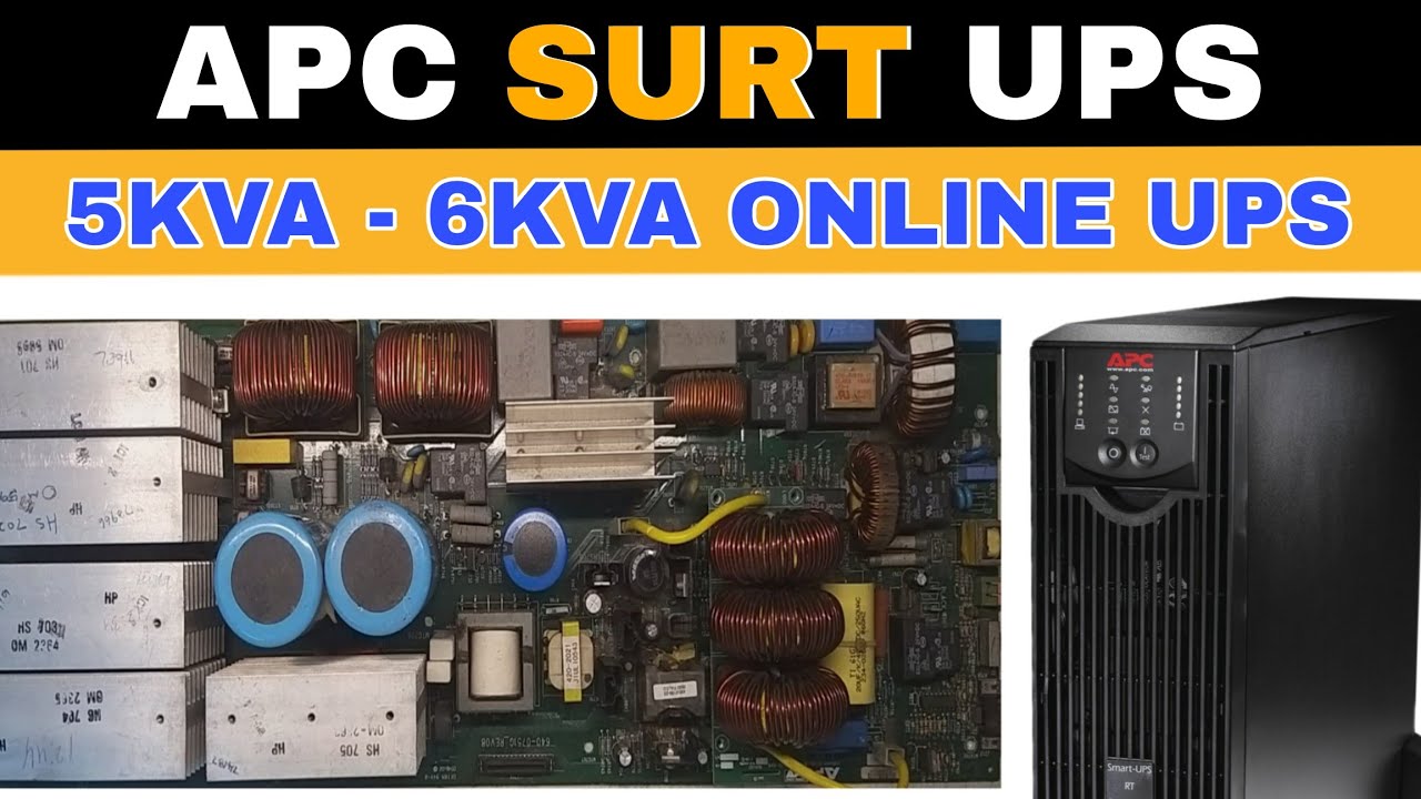 APC SURT 5KVA / 6KVA Online UPS and Details about its Board in urdu