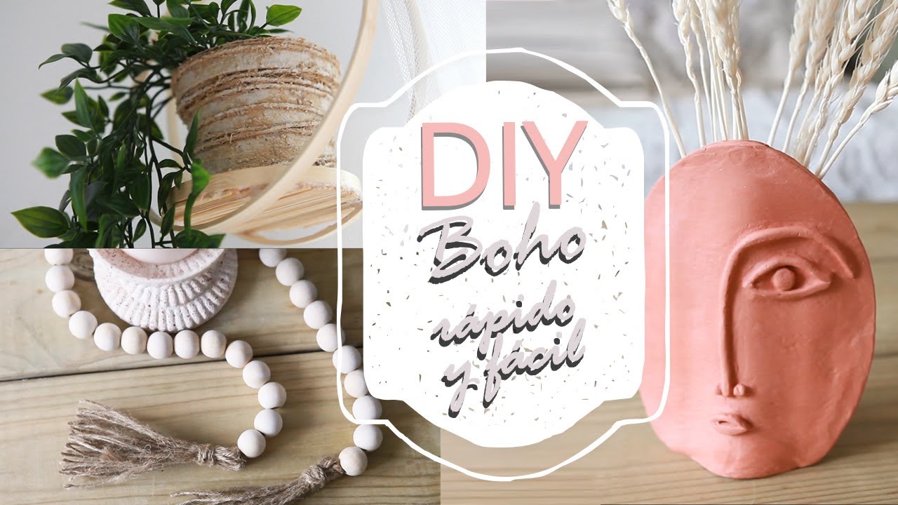 DIY ✄ 3 ИДЕИ BOHO - ПРОСТО, БЫСТРО И НИЗКАЯ | Shanti Irene