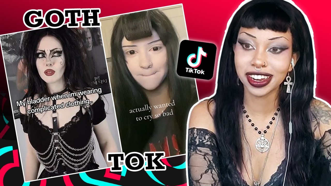 Готика РЕАКЦИЯ на готические/альтернативные тик-токи