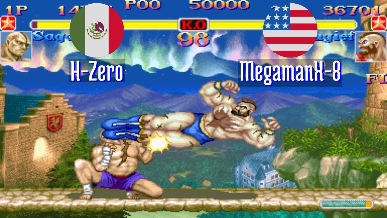 FT5 @ssf2xjr1: H-Zero (MX) vs MegamanX-8 (US) [Super SF II X ssf2x ssf2 Fightcade] Jun 6