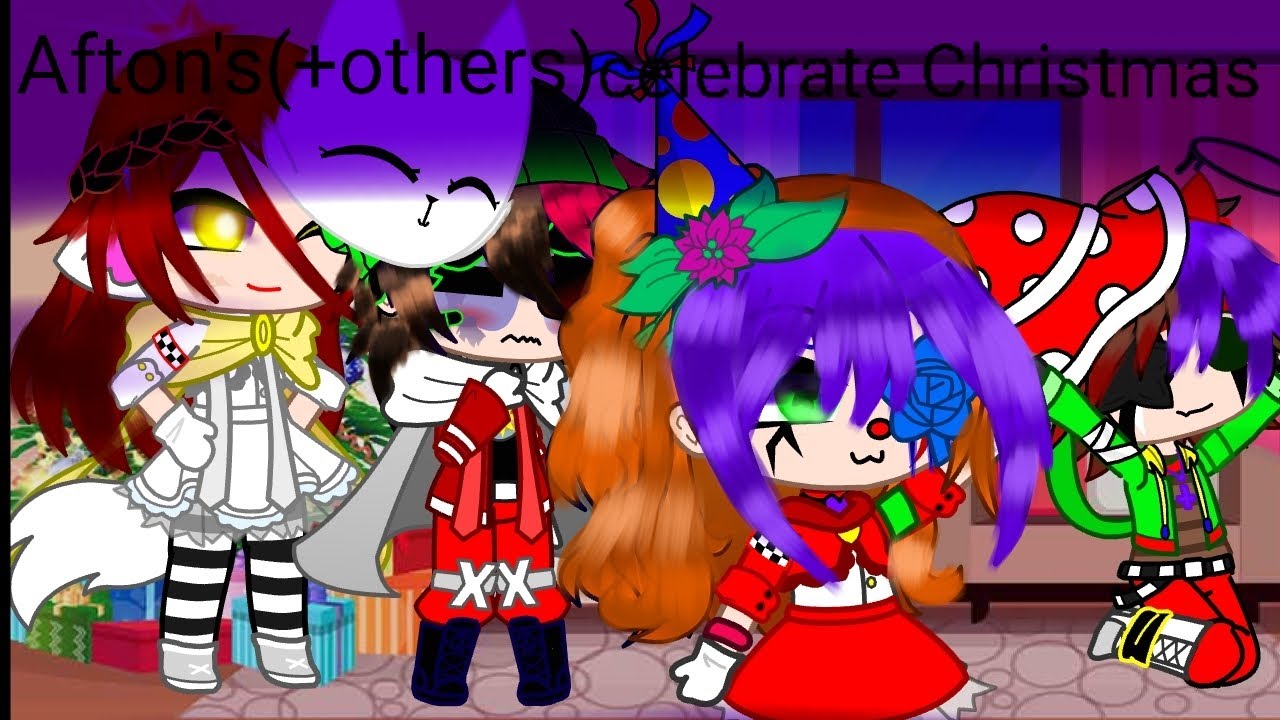 Afton's(+others)celebrate Christmas||My AU||GC