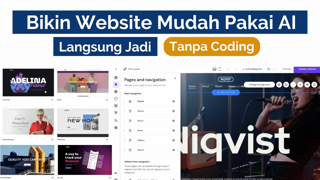 Cara Membuat Website Mudah Pakai AI, Sekali Klik Langsung Jadi
