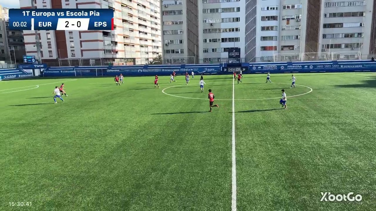 Juvenil Primera División Jornada 15 Europa 'C' vs  Escola Pía  'A'  (3-0)