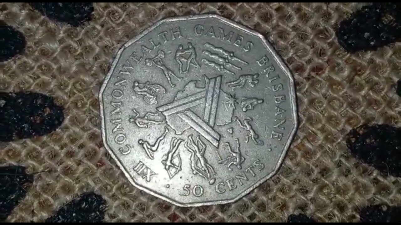 Australia Elizabeth II 50 Cent, 1982 XII Commonwealth Games