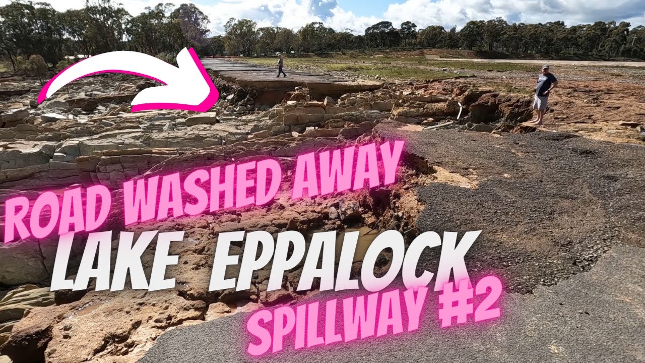 Flood Damage to Lake Eppalock Spillway #2
