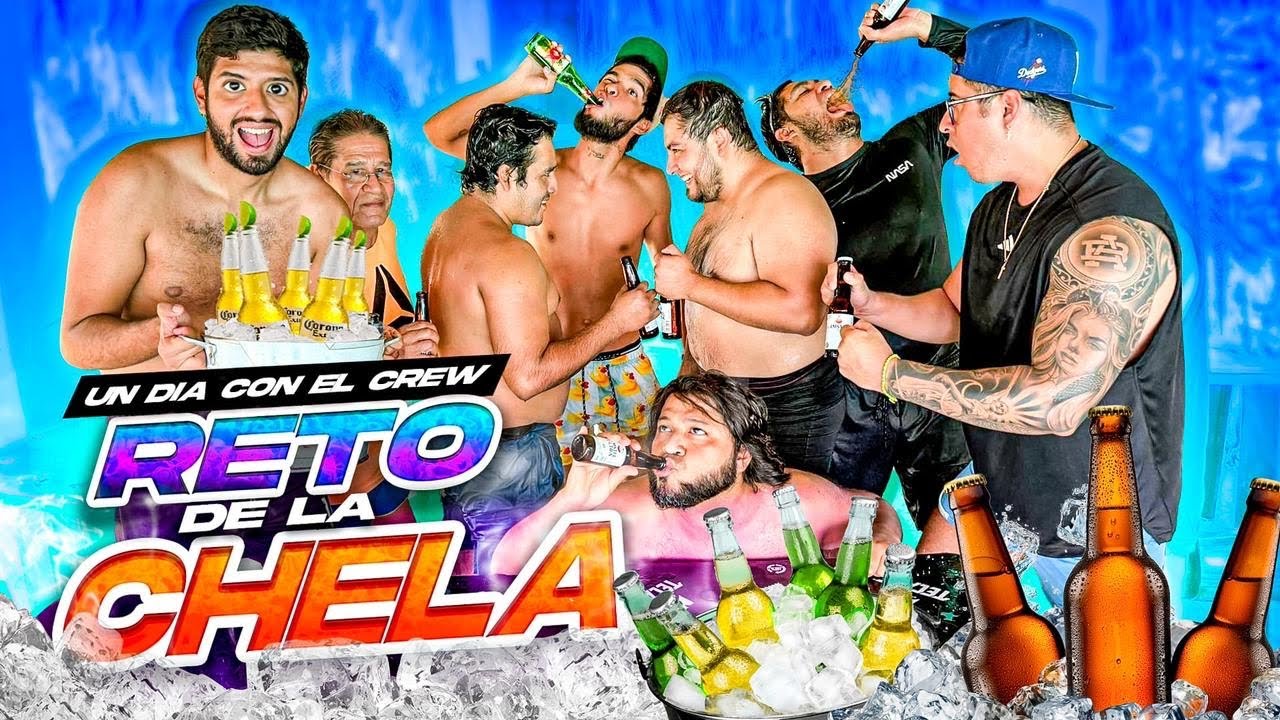 🔥UN DIA CON EL CREW RETOJORJAIS, RETO QUIEN TOMA MAS RAPIDO UNA CHELA🔥