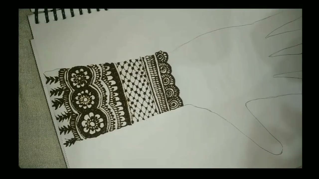 सिंपल तरीके से सुंदर mehandi डिजाइन 🌿#viralvideo #hennadesign #hennatattoodesign 