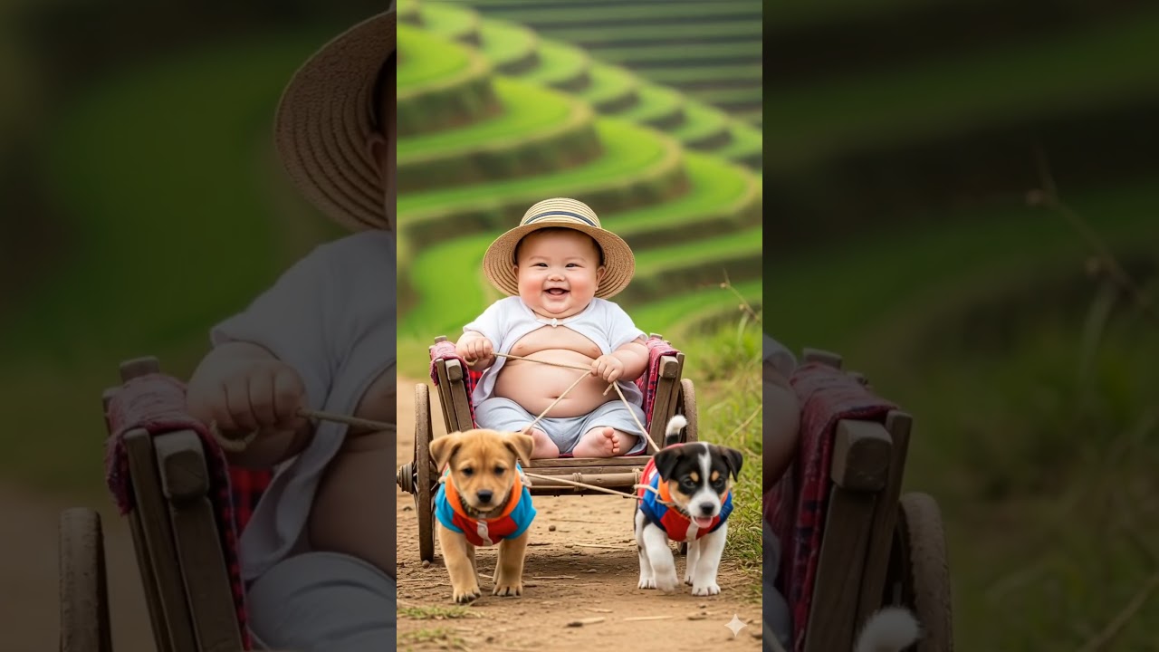 Baby puppy ride#bommalu#funnybaby#babyrhymes#dudidudidam#puppies#babyshorts#viralbaby#youtubeshorts
