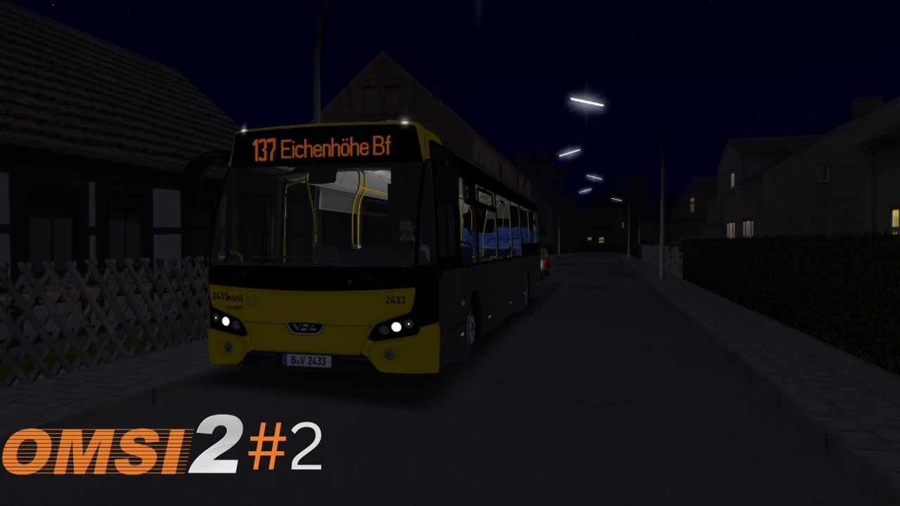 Nachtfahrt mit dem VDL auf der 137 I Ahlheim V5 OMSI 2 I #2