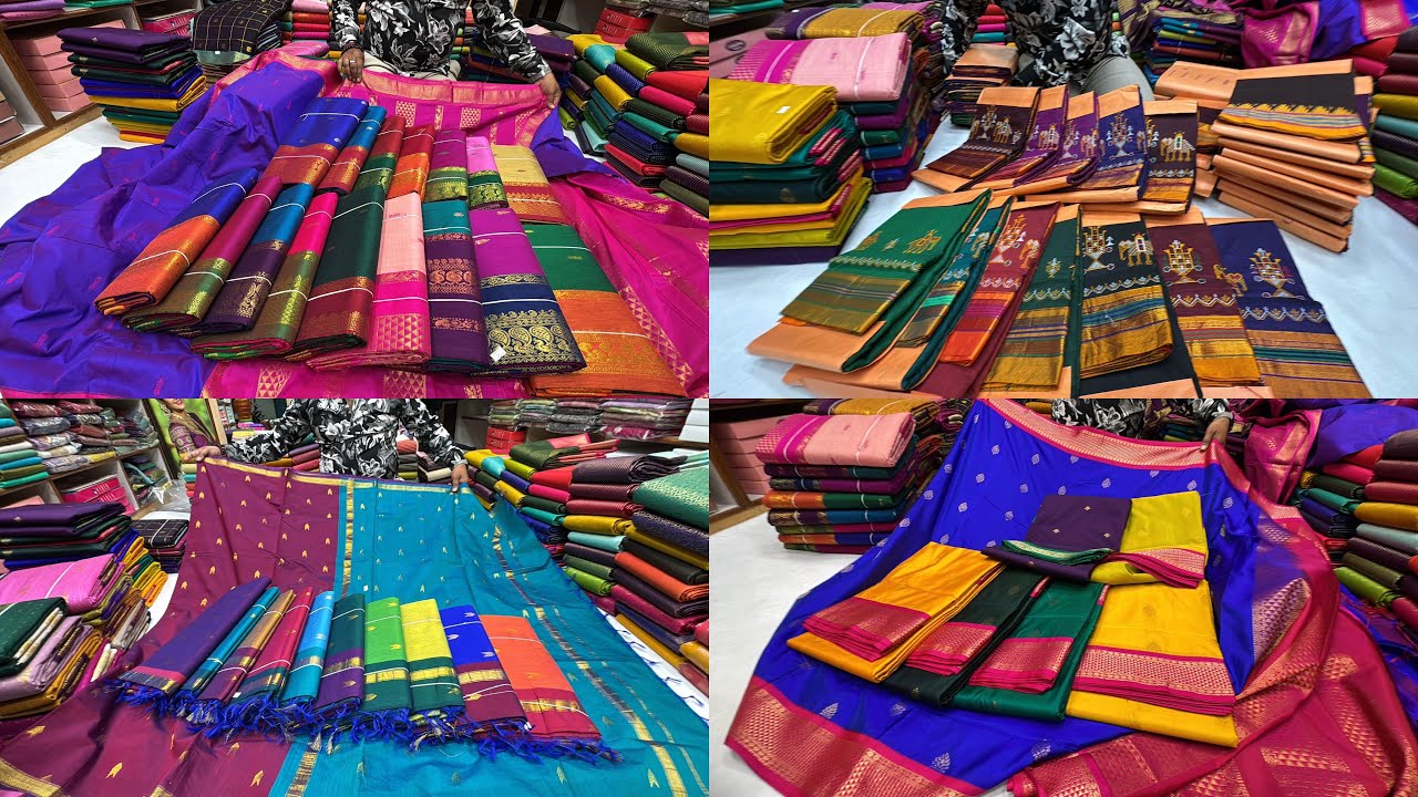 Bangalore Wholesale Saree Shop | Ugadi Festival Offer Saree & Trending Sarees | Singles Available