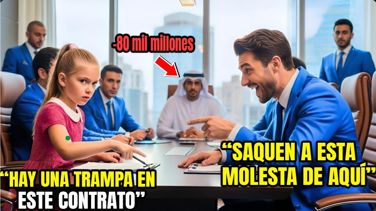 El multimillonario se burló, pero la hija de la empleada reveló la trampa árabe y sorprendió a todos