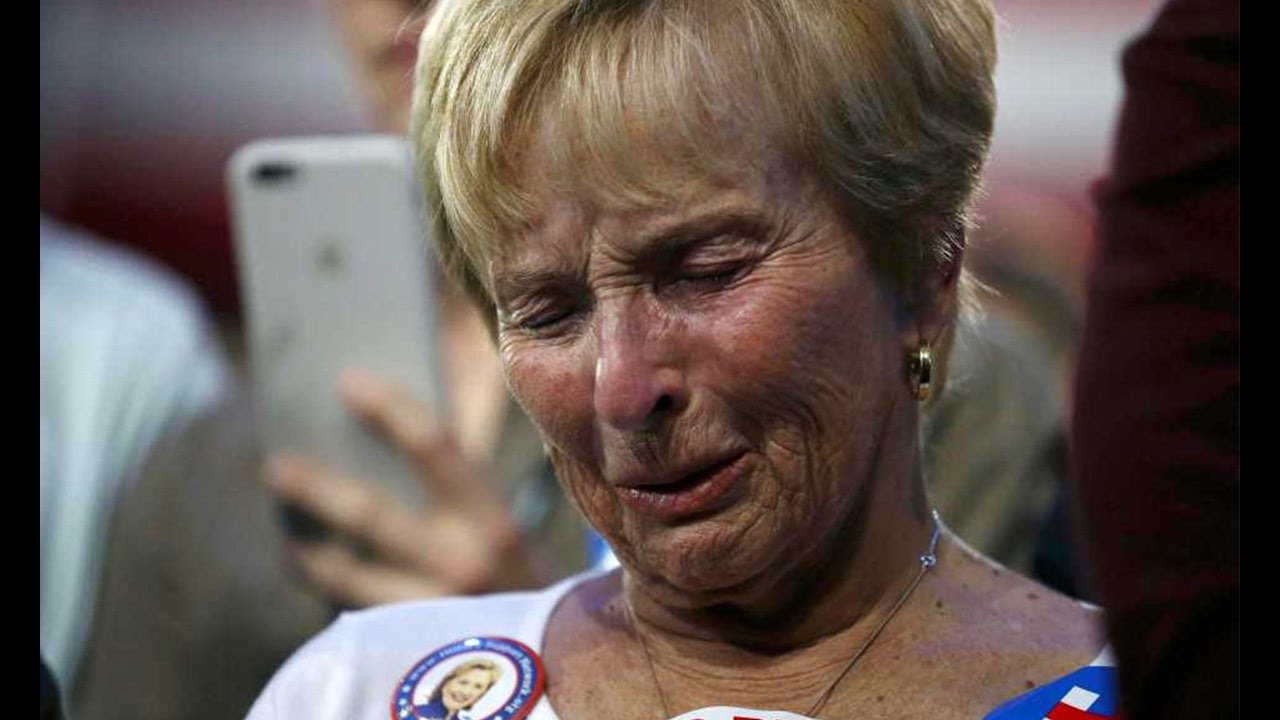 Hillary Clinton Supporters Crying As Trump Wins
