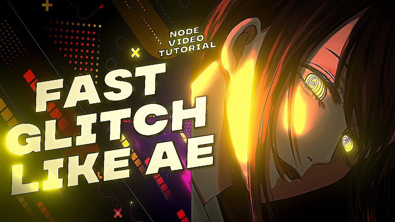 Fast Glitch Like AfterEffects [ New Method ] - Node Video Tutorial