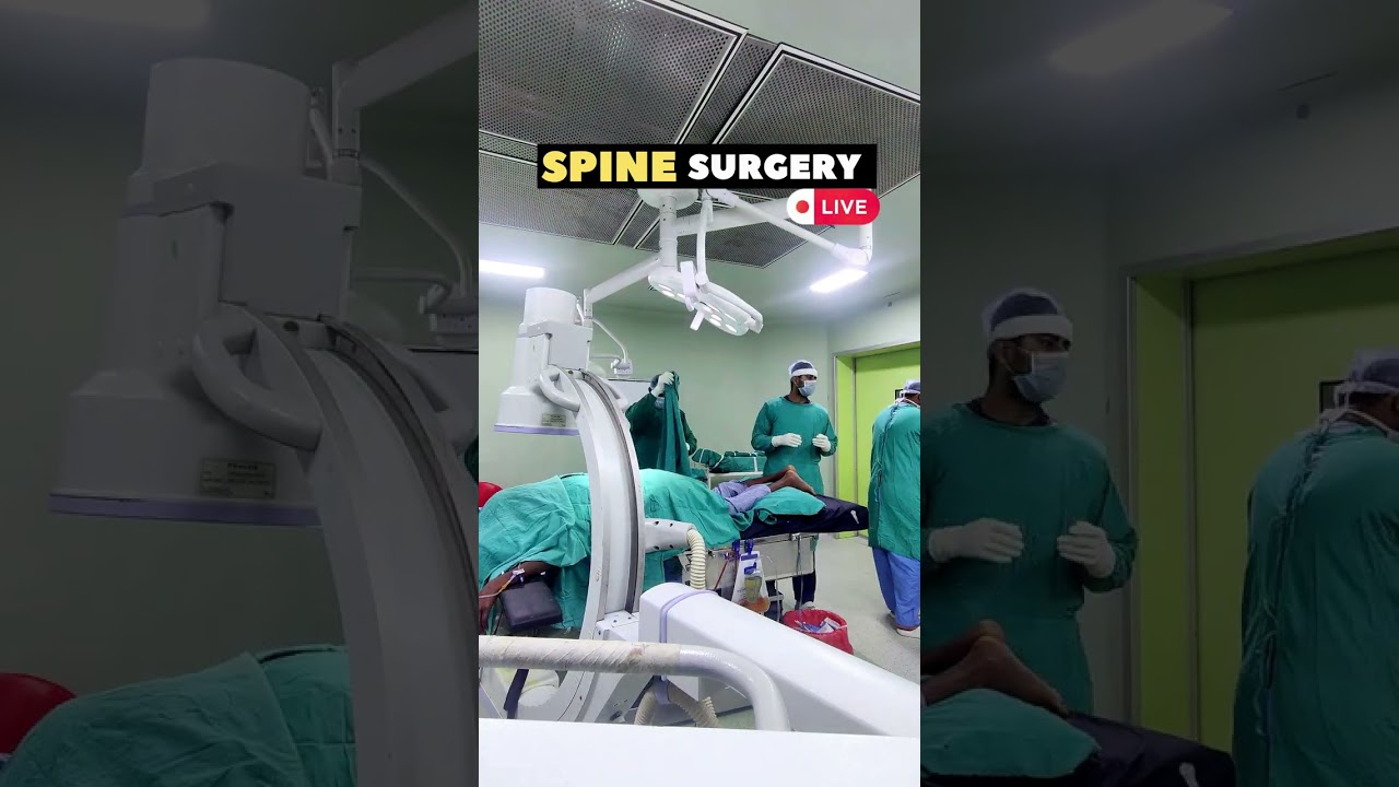 LIVE SPINE SURGERY PREP🔥😷🇮🇳 | Operation Theatre #shorts #viral #doctor #neetmotivation