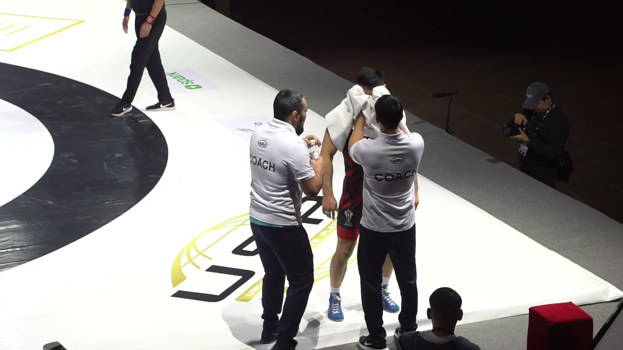 Azamat Dauletbekov VS Nathan Dyamin Jackson. Турнир SUPER 4 WRESTLING 