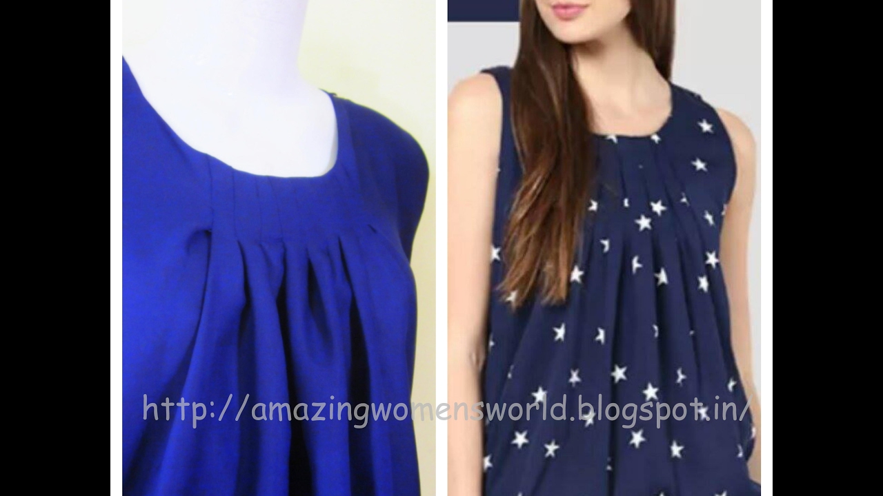 PLEATED NECKLINE TANK TOP| BALLOON TOP MAKING - DIY