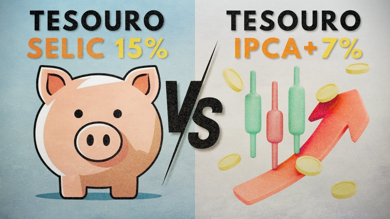 Tesouro Selic a 15% ou IPCA+ 7%? Qual o Melhor Hoje?