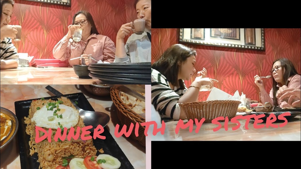 nice time with my sisters at park restaurant # fun# darjeeling vlogger # tibetan
