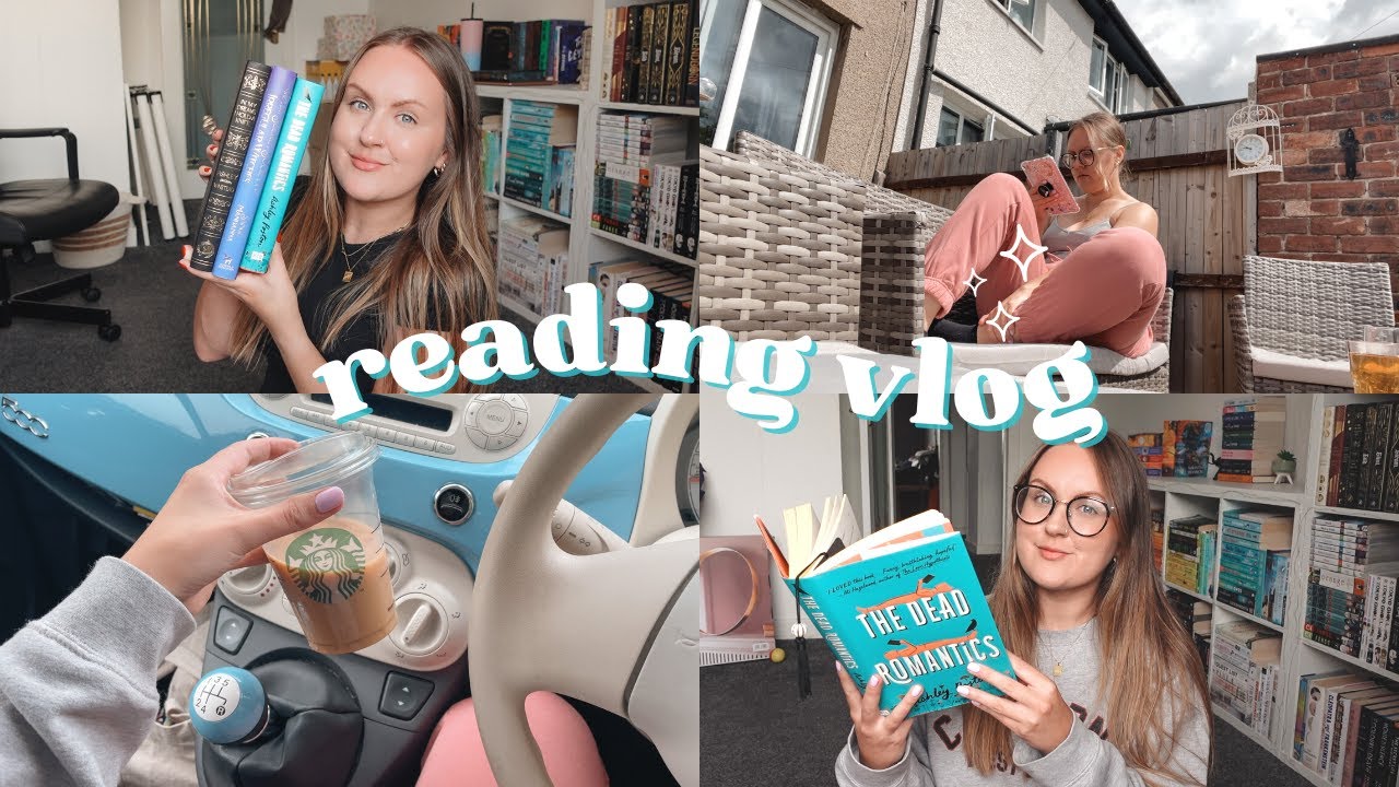 weekly reading vlog | reading 3 books and visiting home 📚🚙