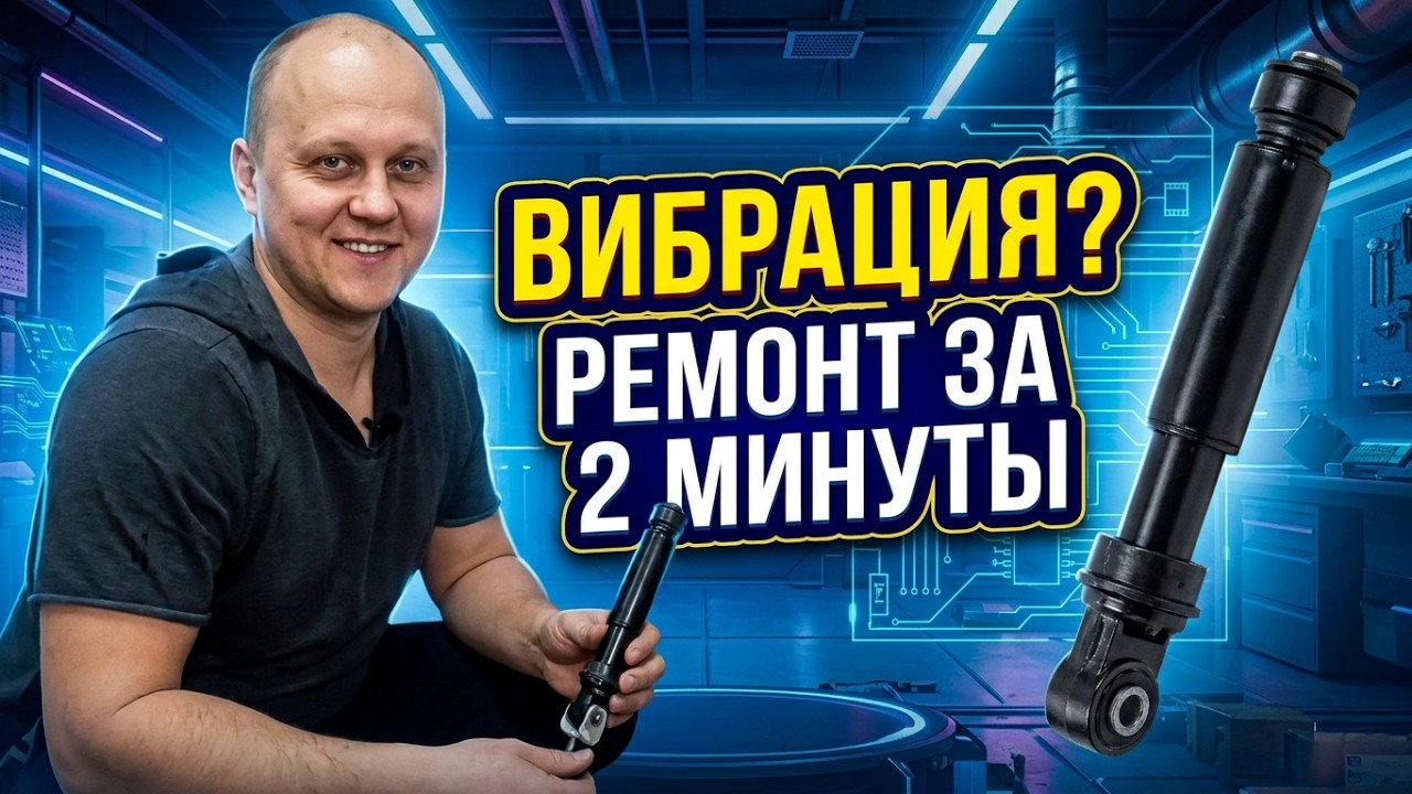 Стиральная машина индезит скачет при отжиме | Indesit сильно вибрирует | Ремонт за 2 минуты
