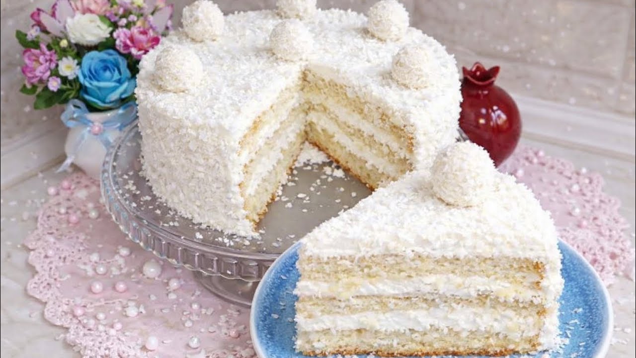 ✨ Տորթ «Ռաֆայելո» — նրբություն ամեն շերտում ✨⸻🇬🇧 Raffaello Cake — delicacy in every layer 