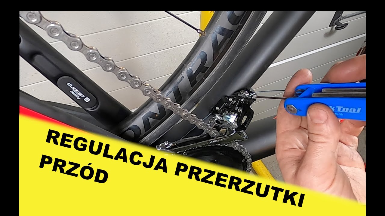 Regulacja przedniej przerzutki Shimano FC R7000 FC R8000 w rowerze
