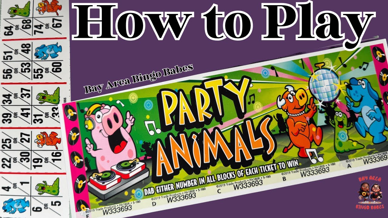How to Play The Party Animals BINGO Game!