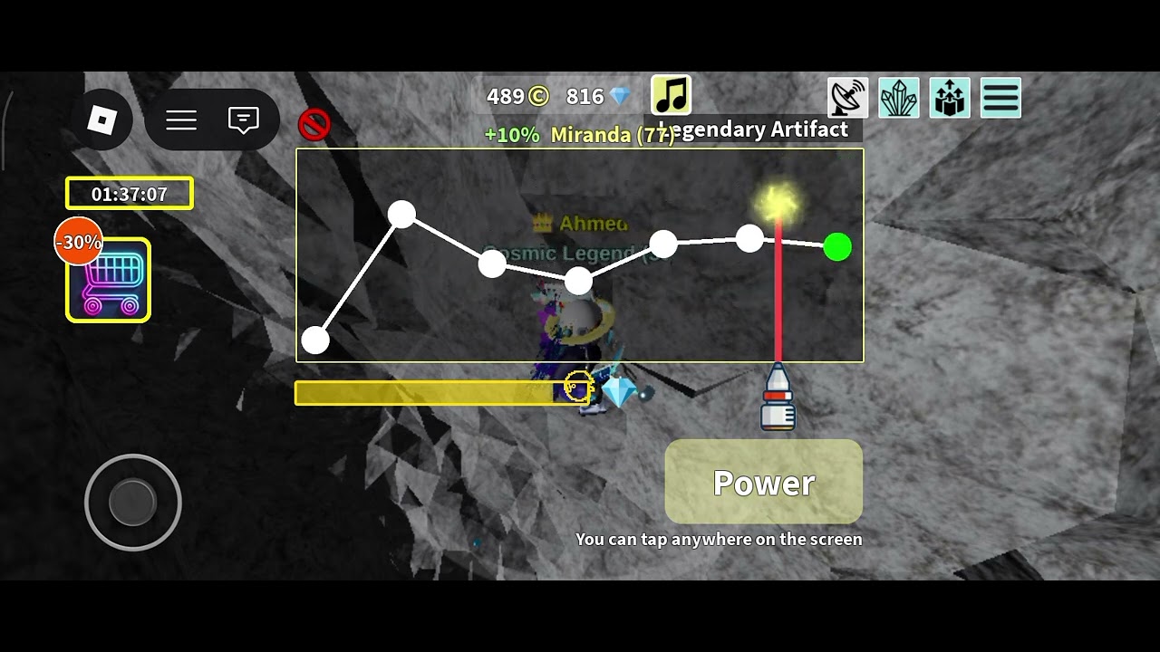 Found crimson core on miranda