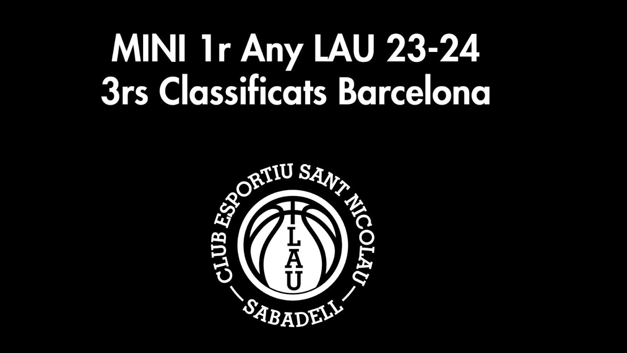 CE Sant Nicolau Mini Masculí Blanc - Campionat Barcelona