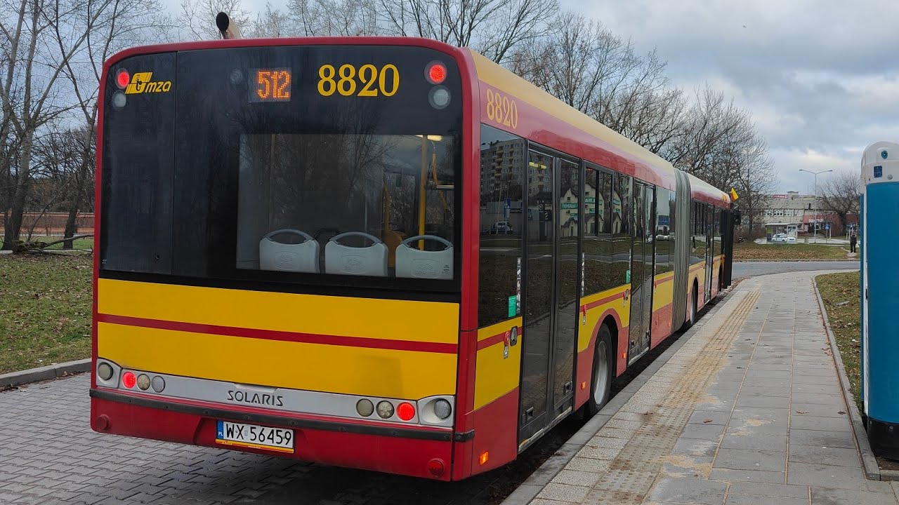 Linia 512 - Solaris Urbino 18 III #8820 ( MZA Warszawa )