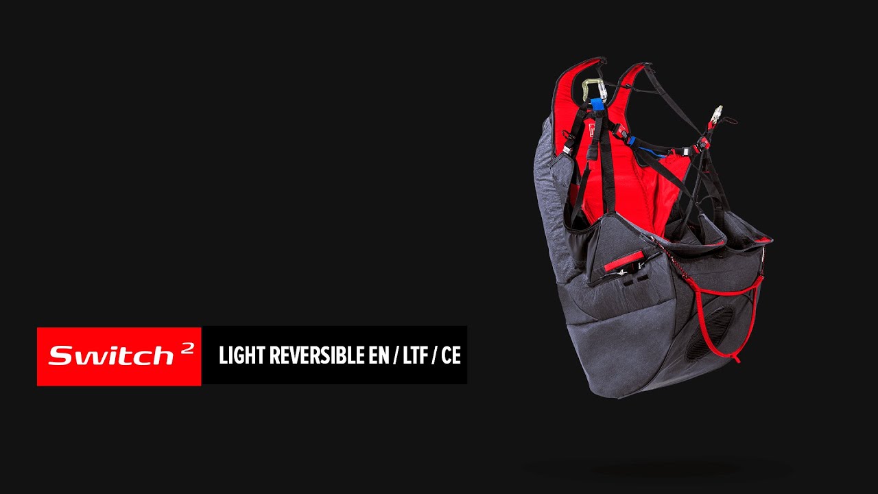 GIN GLIDERS ::: Switch 2 -- Reversible airbag harness with split legs