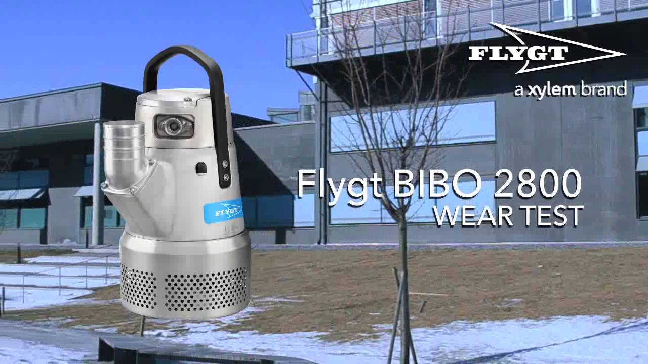 Testy pompa Flygt BIBO 2870
