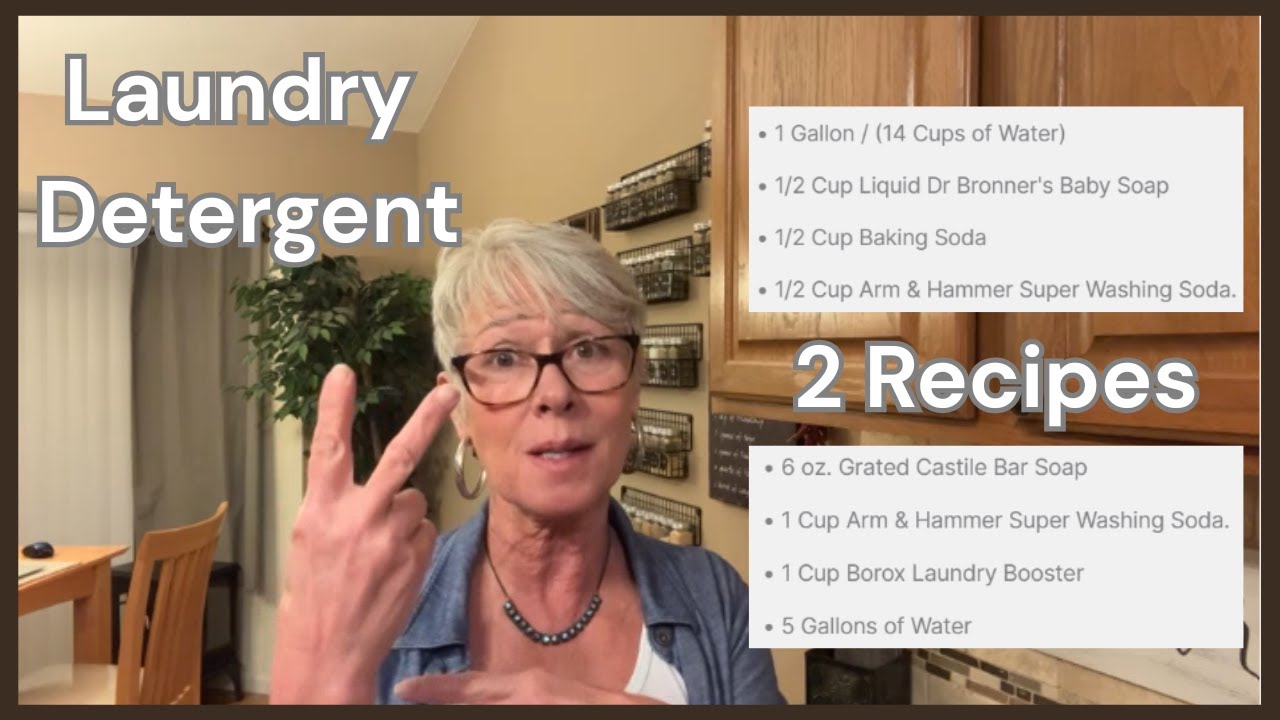 Sensitive Skin Laundry Detergent Recipes- Baby Safe