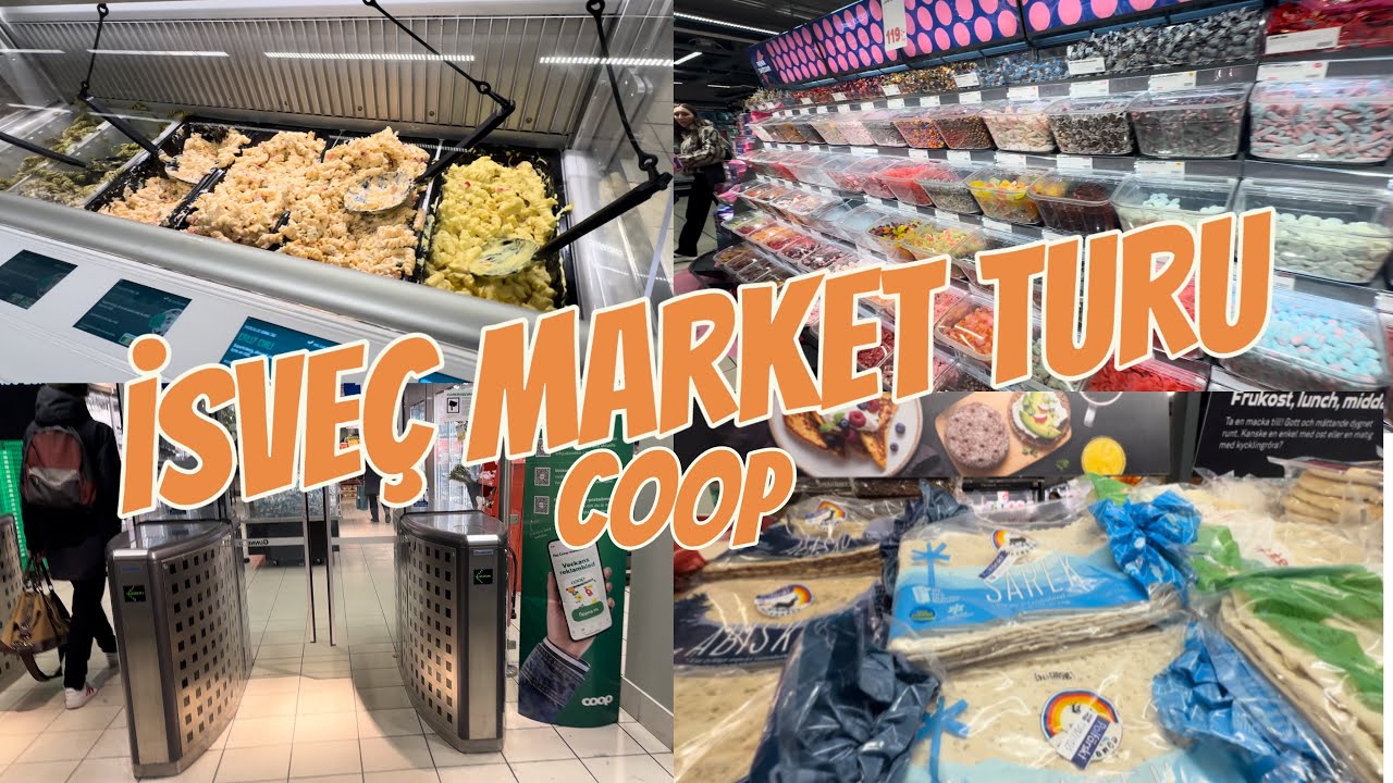 İsveç Market Turu 🇸🇪Coop Market