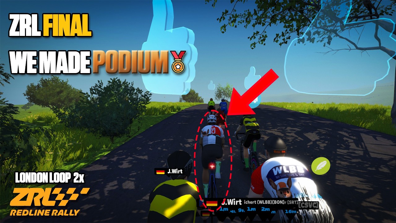 Zwift Racing League Finals – We Fought for the Podium! 🥉 | London Loop (2 Laps)