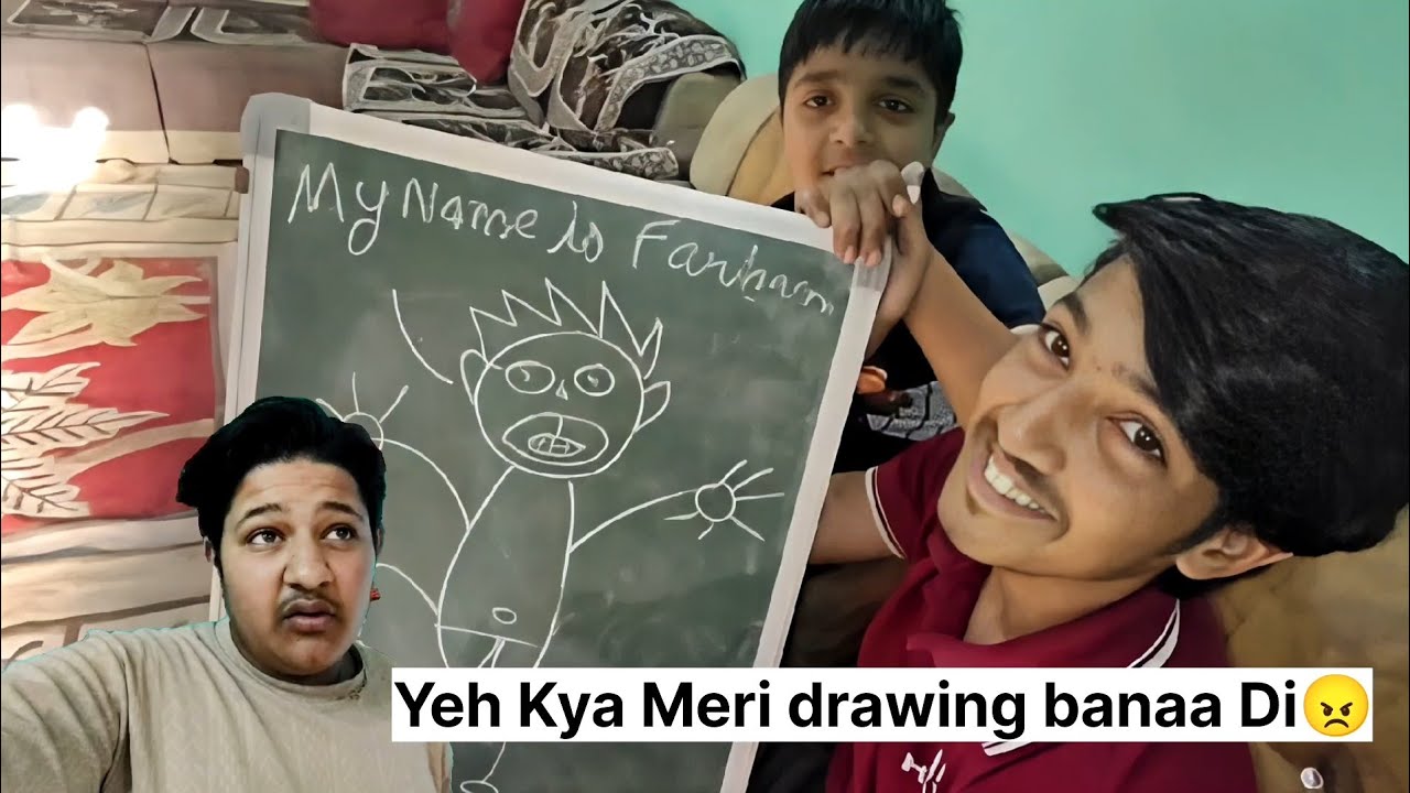 Yeh Kya Meri drawing banaa Di 😠