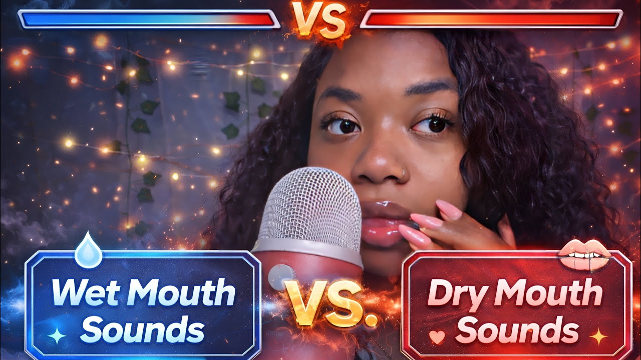 ASMR🎙️| WET VS. DRY MOUTH SOUNDS👄 (200% Sensitivity🔉)
