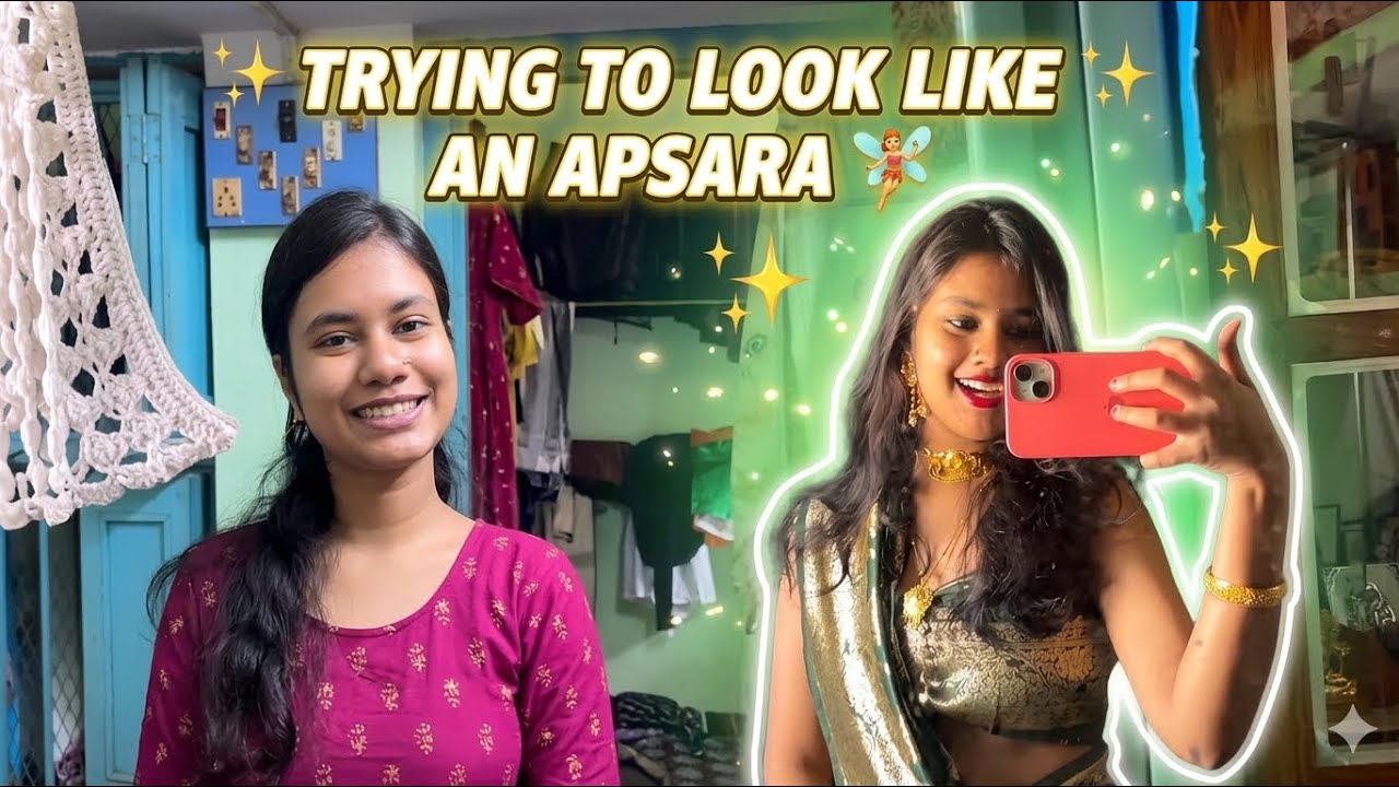 Trying to look like an apsara 🧚🏼‍♀️ 