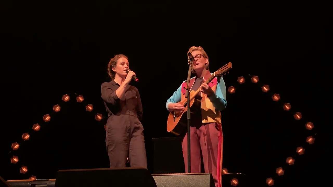 The Promise (soundcheck) - Brandi Carlile and Catherine Carlile - Peace Center Concert Hall, 10/8/22