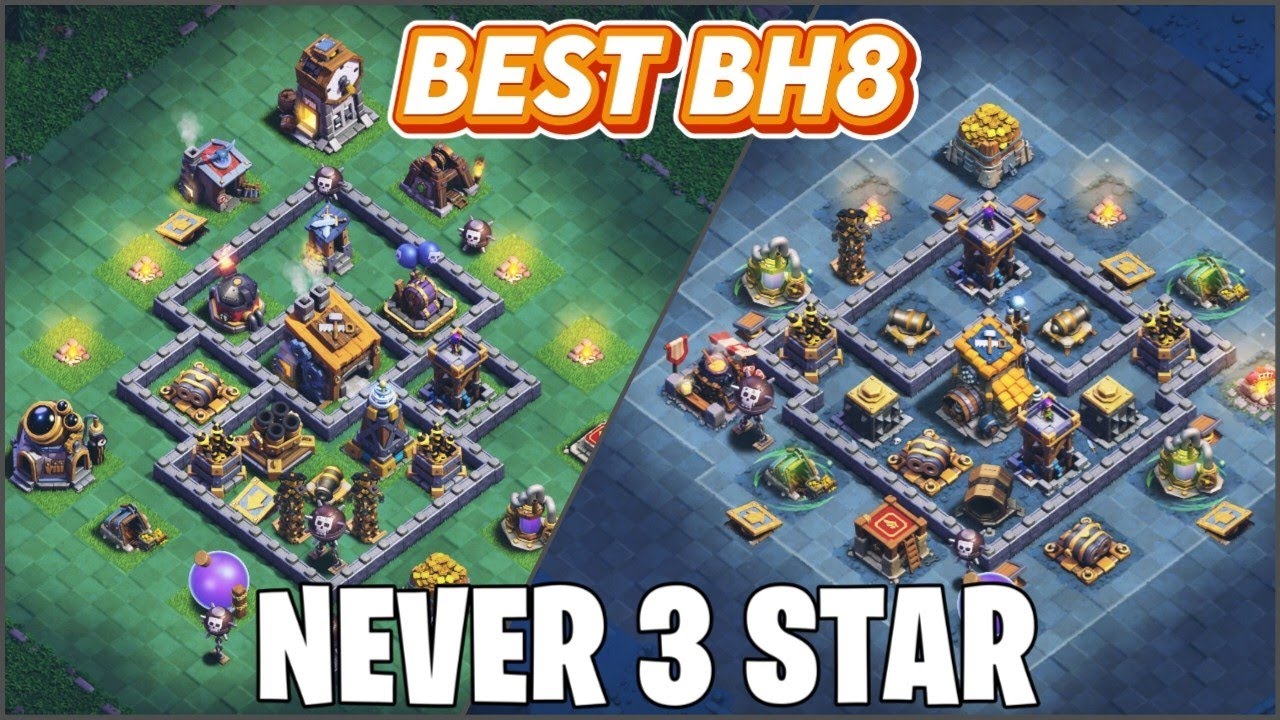 💥2 STAR ONLY💥 TOP10 BEST BUILDER HALL 8 || BH8 BASE WITH LINK + REPLAY || BASE UPDATE NOVEMBER 2024