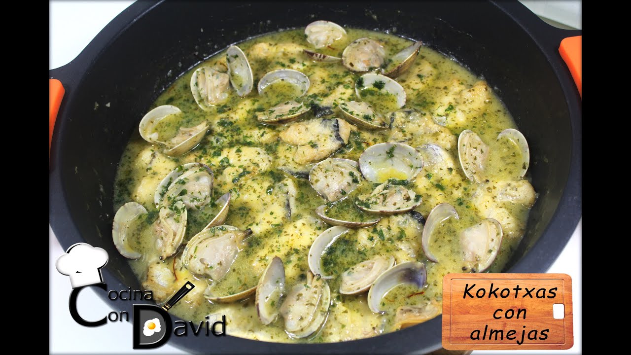 Kokotxas con almejas // Cocina con David