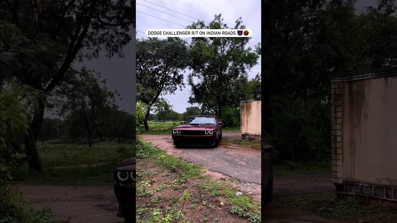 Dodge Challenger RT on Indian Roads ? #shorts #youtubeshorts #dodgechallengerrt