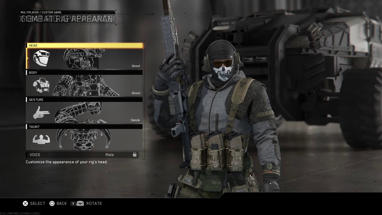 Infinite Warfare SPECIAL CHARACTER GEAR + BLACK SKY GEAR