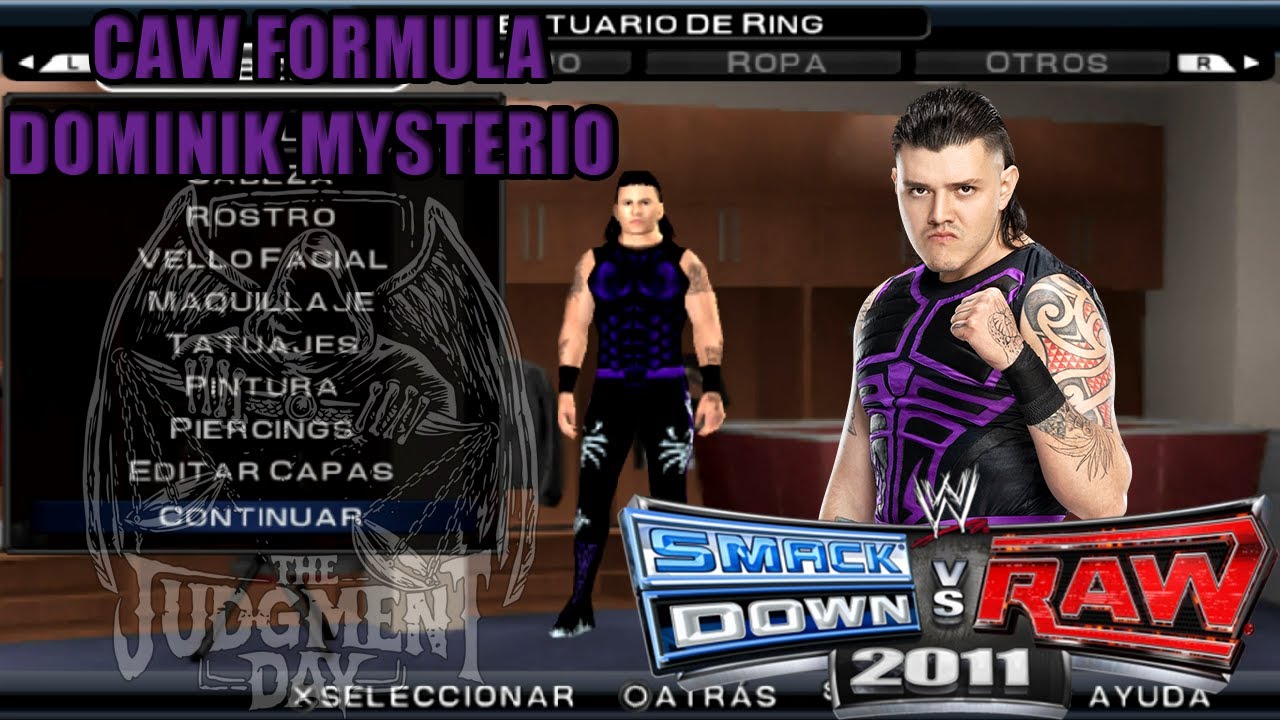 CAW Formula Dominik Mysterio (Judgment day) |SmackDown Vs RAW 2011| MooX Balor